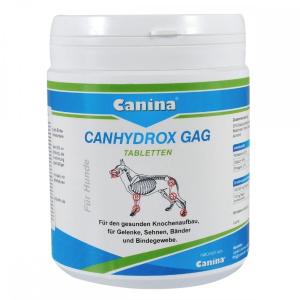 Фото - Вітамінно-мінеральний комплекс для собак Canina PETVITAL Canhydrox GAG (Gag Forte) 360 таб/600 г (4027565123513)