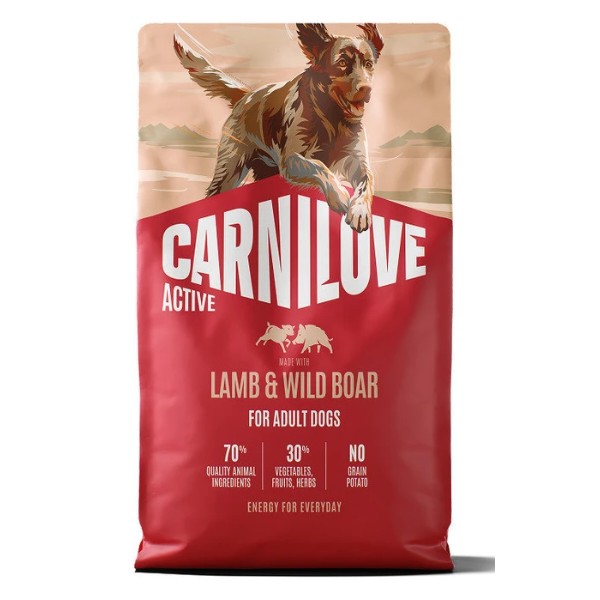 Фото - Сухий корм для собак Carnilove Active Lamb & Wild Boar 4 кг (8595602581122) Фото - Сухий корм для собак Carnilove Active Lamb & Wild Boar 4 кг (8595602581122)