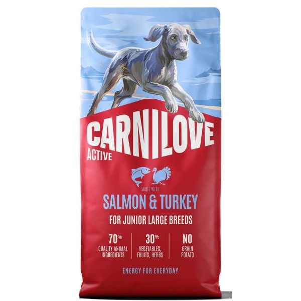 Фото - Сухой корм для собак Carnilove Active Salmon & Turkey Junior Large Breed 12 кг (8595602581412) Фото - Сухой корм для собак Carnilove Active Salmon & Turkey Junior Large Breed 12 кг (8595602581412)