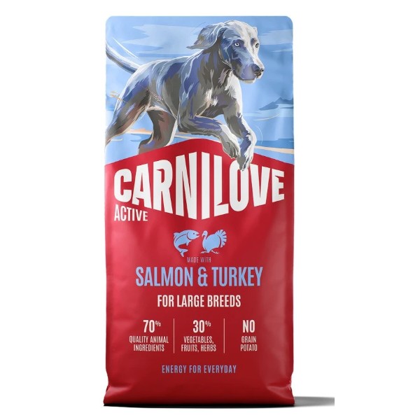 Фото - Сухой корм для собак Carnilove Active Salmon & Turkey Large Breed 12 кг (8595602581337) Фото - Сухой корм для собак Carnilove Active Salmon & Turkey Large Breed 12 кг (8595602581337)