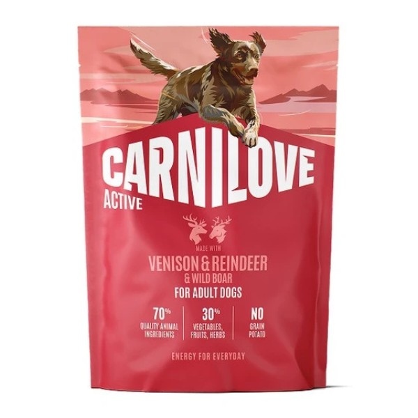 Фото - Сухий корм для собак Carnilove Active Venison & Reindeer & Wild Boar Active Adults 1,5 кг (8595602581184)
