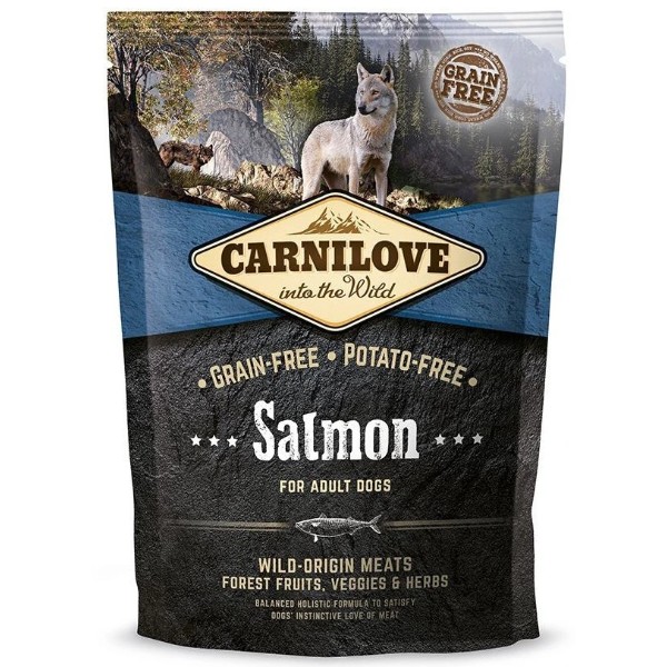 Фото - Сухой корм для собак Carnilove Adult Salmon 1,5 кг (8595602508914)