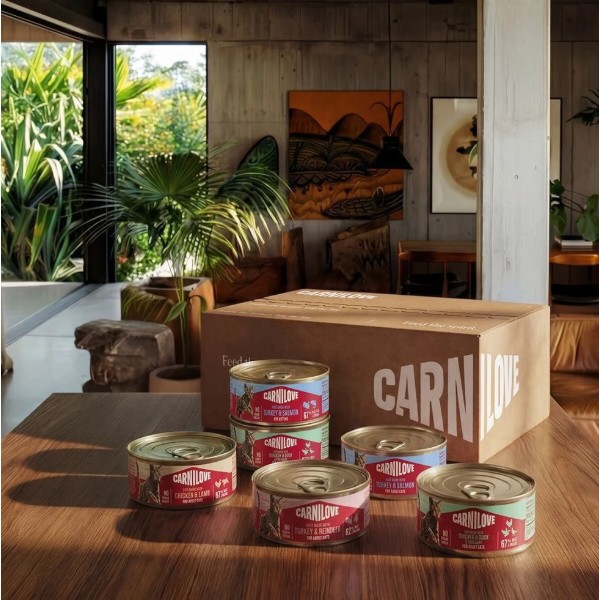 Фото - Паштет для кошек Carnilove Chicken&Lamb курица и ягненок 100г (8595602582860)