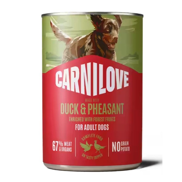 Фото - Влажный корм для собак Carnilove Duck & Pheasant 400 г (8595602582853)