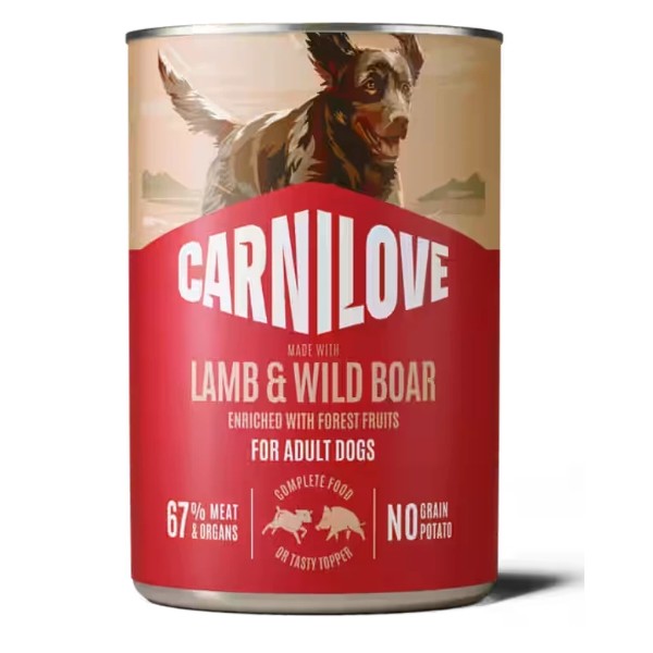 Фото - Влажный корм для собак Carnilove Lamb & Wild Boar 400 г (8595602582822)