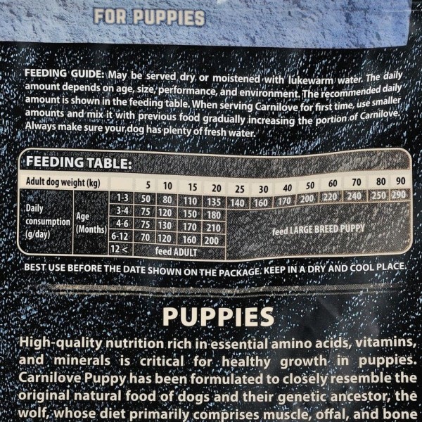 Фото - Сухой корм для собак Carnilove Puppy Salmon and Turkey для щенков 1,5 кг (8595602508839)
