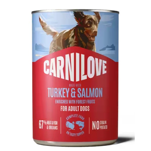 Фото - Влажный корм для собак Carnilove Salmon & Turkey 400 г (8595602582839)