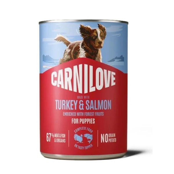 Фото - Влажный корм для собак Carnilove Salmon & Turkey 400 г (8595602582815)