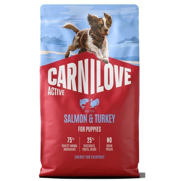 Фото - Сухой корм для собак Carnilove Salmon & Turkey Puppy для щенков 4 кг (8595602581368) Фото - Сухой корм для собак Carnilove Salmon & Turkey Puppy для щенков 4 кг (8595602581368)