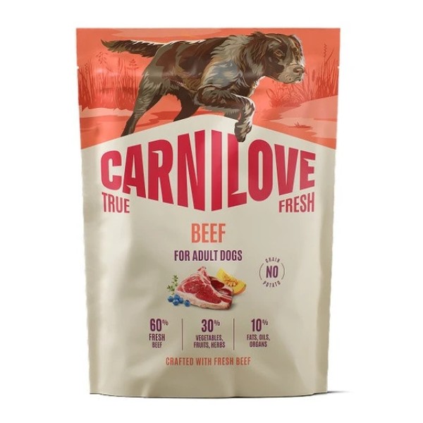 Фото - Сухой корм для собак Carnilove True Fresh Beef 1,5 кг (8595602581771)