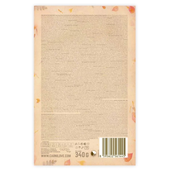 Фото - Сухой корм для кошек Carnilove True Fresh Cat Fresh Turkey для взрослых с индейкой 340 г (8595602561445)