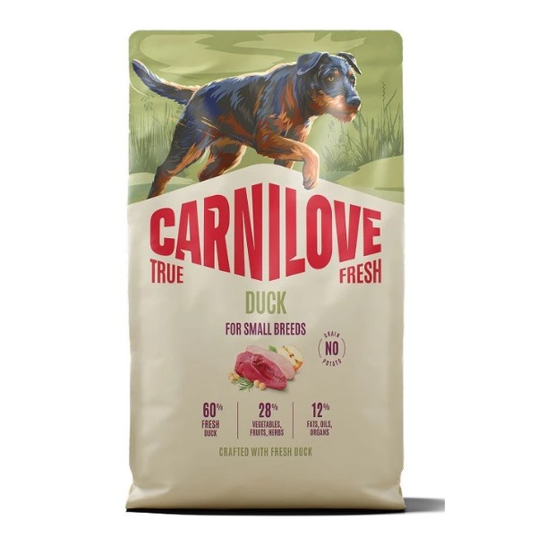 Фото - Сухой корм для собак Carnilove True Fresh Duck Small Breed 4 кг (8595602581917)