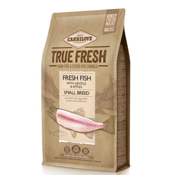 Фото - Сухой корм для собак Carnilove True Fresh Fish Adult Small Breed малых пород рыба 1.4 кг (8595602558414)