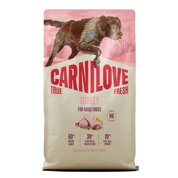 Фото - Сухий корм для собак Carnilove True Fresh Turkey 4 кг (8595602581832)