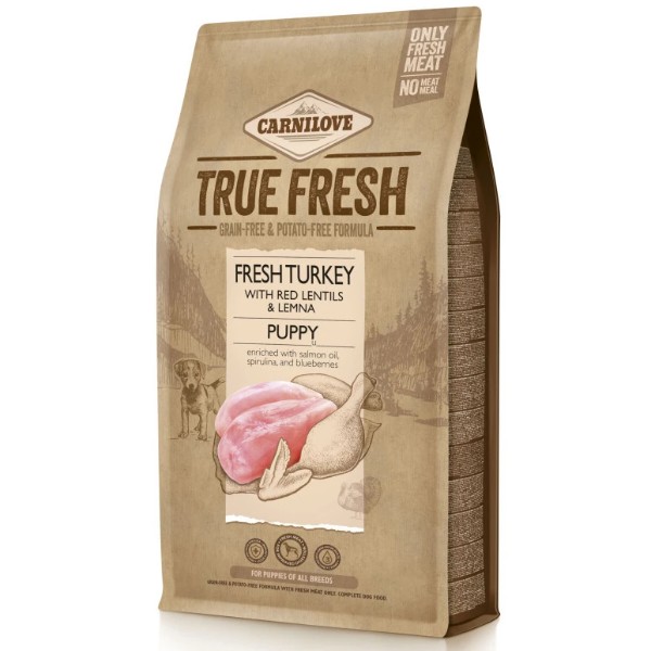 Фото - Сухий корм для собак Carnilove True Fresh Turkey Puppy д/цуценят 1,4 кг (8595602556793)
