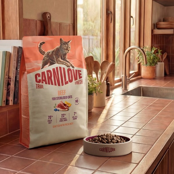 Фото - Сухой корм для кошек Carnilove True Fresh Turkey Sterilised для стерилизованных индейка 400 г (8595602582099)