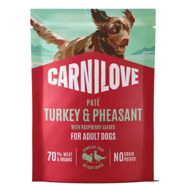 Фото - Влажный корм для собак Carnilove Turkey & Pheasant with Raspberry Leaves 300 г (8595602583652)