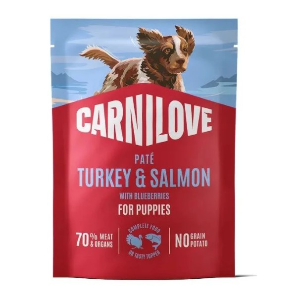 Фото - Влажный корм для собак Carnilove Turkey & Salmon with Blueberries 300 г (8595602583706)