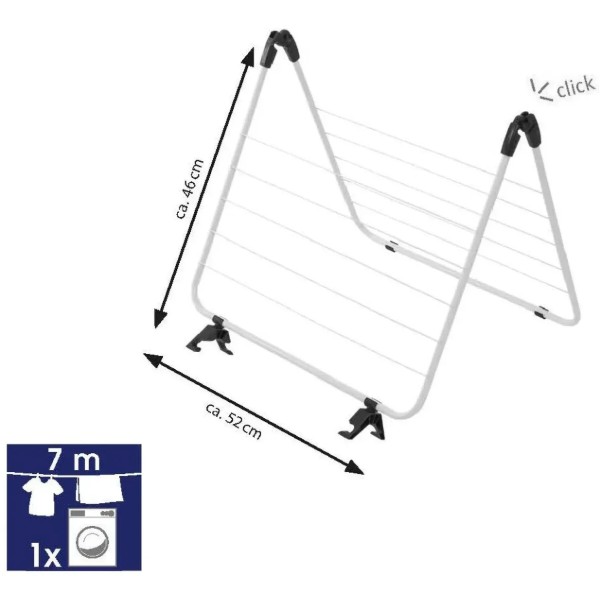 Фото - Сушилка для белья Casa Si Flex Dry 4in1 White/Black (CS92970002)