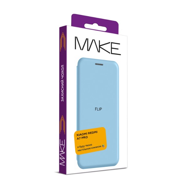 Фото - Чехол для смартфона MAKE Flip for Xiaomi Redmi A7 Pro, Mist Blue (MCP-XRA7PBL)