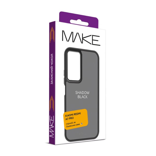 Фото - Чехол для смартфона MAKE Shadow for Xiaomi Redmi A7 Pro, Black (MCSD-XRA7PBK)