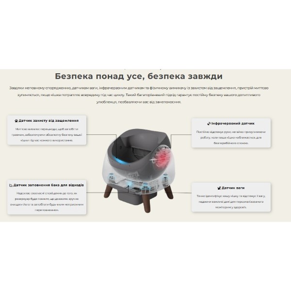 Фото - Смарт-лоток для животных Catlink Scooper Open-X (CL-CH-01W)
