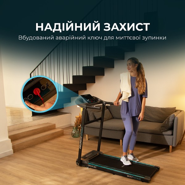 Фото - Бігова доріжка Cecotec DrumFit WayHome 1200 Sprint (CCTC-07181)