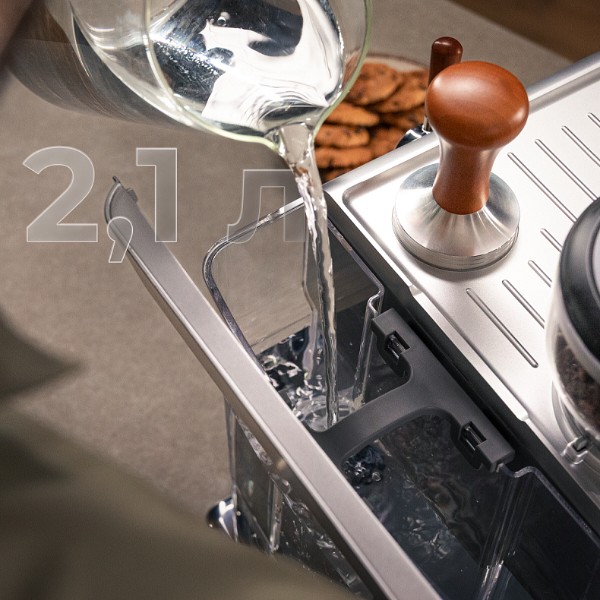Фото - Кофеварка рожковая Cecotec Power Espresso 20 Barista Barista Steel & Grind (A01_EU01_117505)