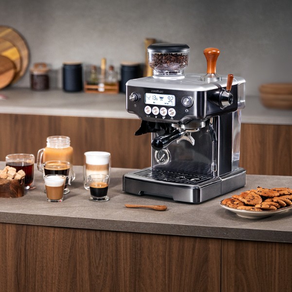 Фото - Кофеварка рожковая Cecotec Power Espresso 20 Barista Barista Steel & Grind (A01_EU01_117505)