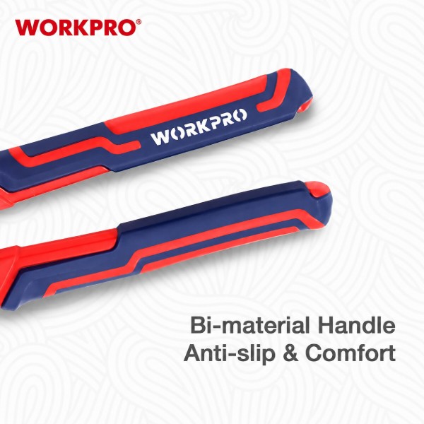 Фото - Клещи WORKPRO 300 мм CR-Ni PRO (WP231112)