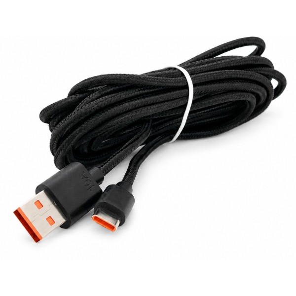 Фото - Кабель Voltronic USB to Type-C 3 м Black (USB-TC240W-10A-B-3.0m)
