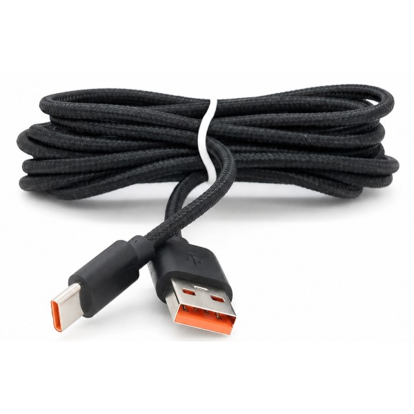 Фото - Кабель Voltronic USB to Type-C 3 м Black (USB-TC240W-10A-B-3.0m)