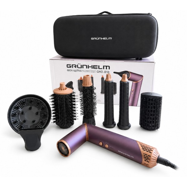 Фото - Фен-щітка Grunhelm GHD-818