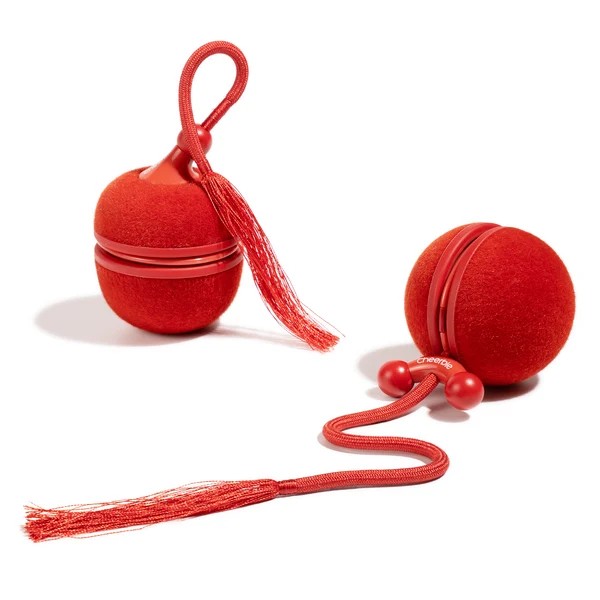 Фото - Интерактивная игрушка для кошек Cheerble Wicked Ball Duo2 Vintage Red (CWJ04R)