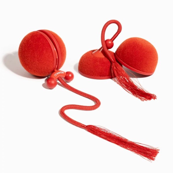 Фото - Интерактивная игрушка для кошек Cheerble Wicked Ball Duo2 Vintage Red (CWJ04R)