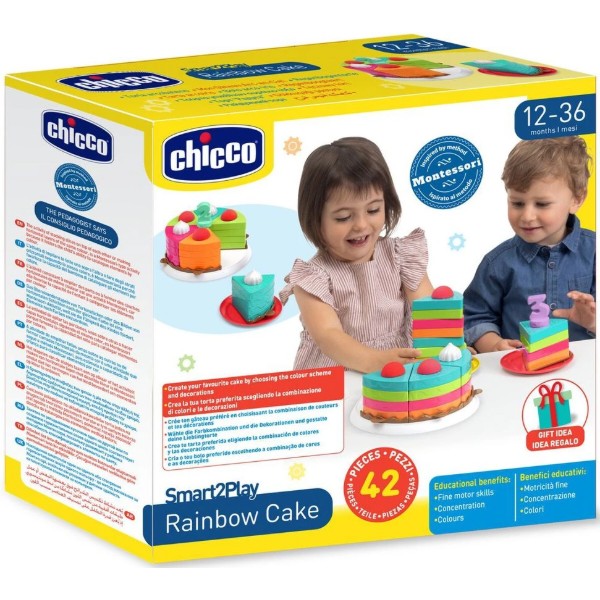Фото - Игровой набор для малыша Chicco 2в1 Торт-радуга (12555.00)