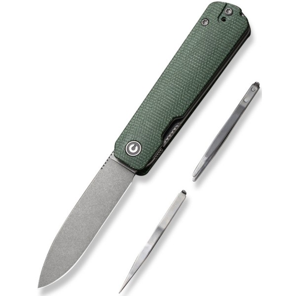 Фото - Ніж туристичний Civivi Sendy 72 см Nitro-V / Micarta (C21004A-1)