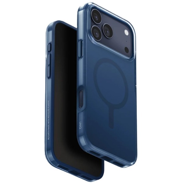 Фото - Чохол для смартфону Uniq Clario for iPhone 17 Pro Max Magclick Charging Blue UNIQ-IP6.9P(2025) (CLARMRBLU)