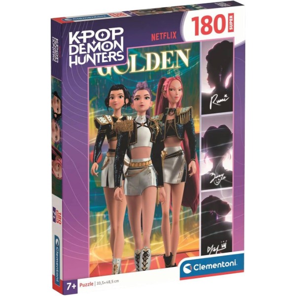 Фото - Пазли (5-7 років) Clementoni 180 ел. Подруги з  К-РОР Мисливці на демонів (21761)