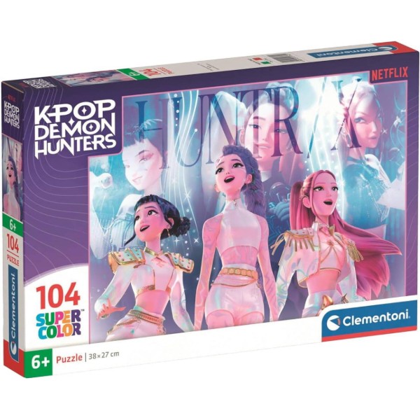 Фото - Пазли (8 +) Clementoni Дівчата з  К-Pop:Мисливці на демонів 104 ел. (21762)