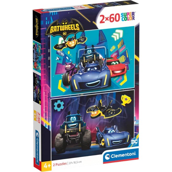 Фото - Пазли (3-4 роки) Clementoni 2х60 ел. Супер авто (24812)