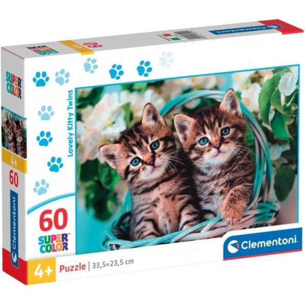 Фото - Пазли (3-4 роки) Clementoni Милі кошенята 60 ел. (26599)