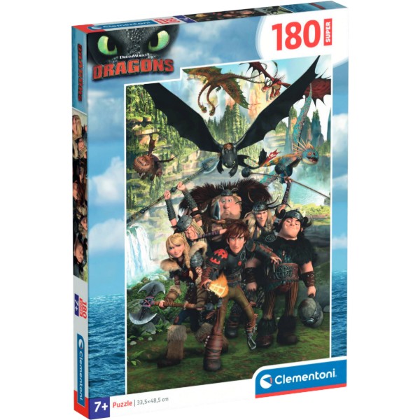 Фото - Пазлы (5-7 лет) Clementoni 180 эл. Мир Драконов (29793) Фото - Пазлы (5-7 лет) Clementoni 180 эл. Мир Драконов (29793)