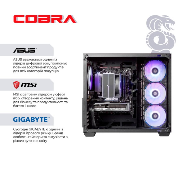 Фото - Системный блок Cobra Performance RTX 5050 / Core i5 14400F / RAM 32GB / SSD 1TB (I5G23230)
