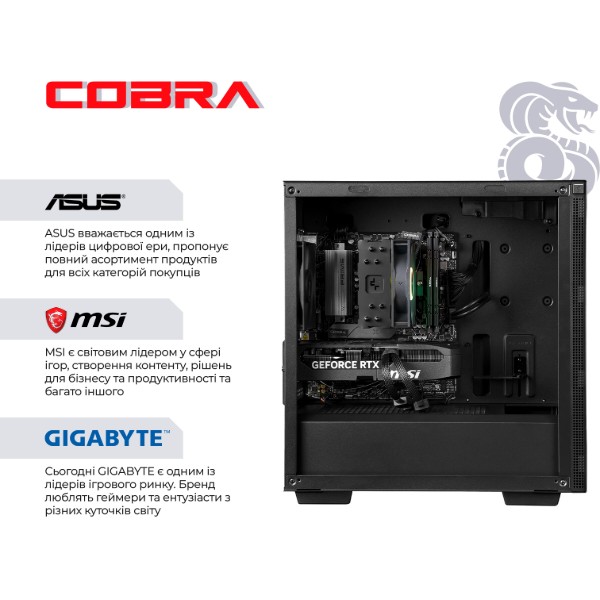 Фото - Системний блок Cobra Performance RTX 5050 / Ryzen 5 9600X / RAM 32GB / SSD 2TB (R5G23271)