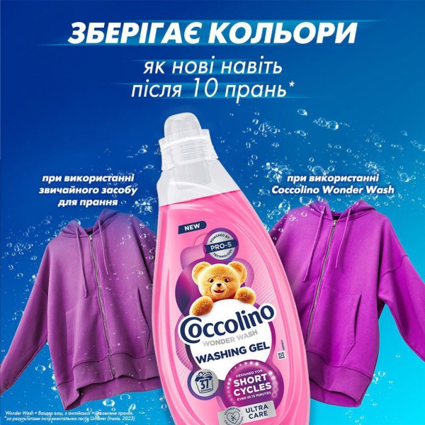 Фото - Гель для прання Coccolino Ультрадогляд для коротких циклів прання, 1,48 л