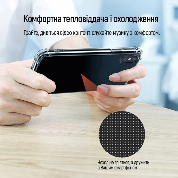 Фото - Чехол для смартфона Colorway TPU AntiShock for Motorola G86 Power, Clear (CW-CTASMG86P)
