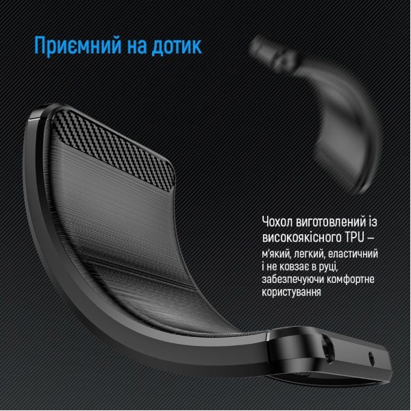 Фото - Чехол для смартфона Colorway Сarbon for Xiaomi 17T, black (CW-CTCbX17T-BK)