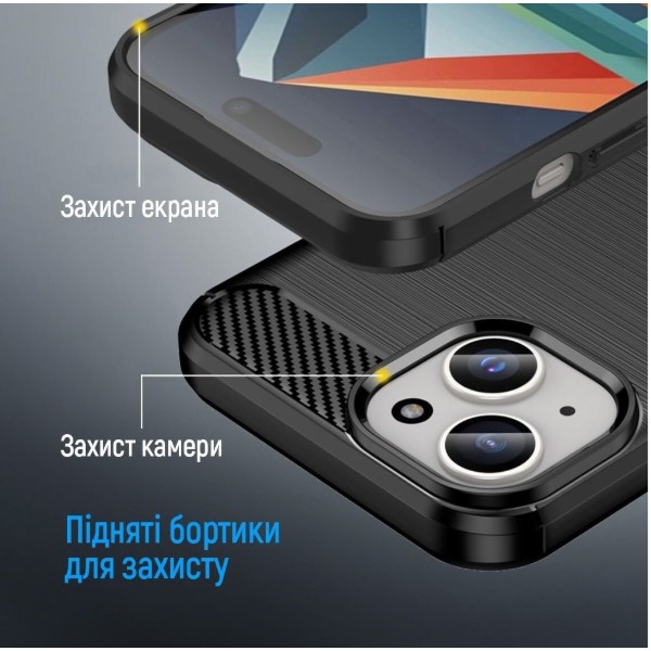 Фото - Чехол для смартфона Colorway Сarbon for Xiaomi 17T, black (CW-CTCbX17T-BK)