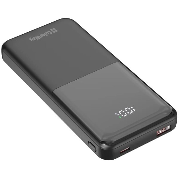 Фото - Батарея мобильная Colorway 10 000 mAh DigiPower USB QC4.0 + USB-C PD22.5W Black (CW-PB100LP01BK)
